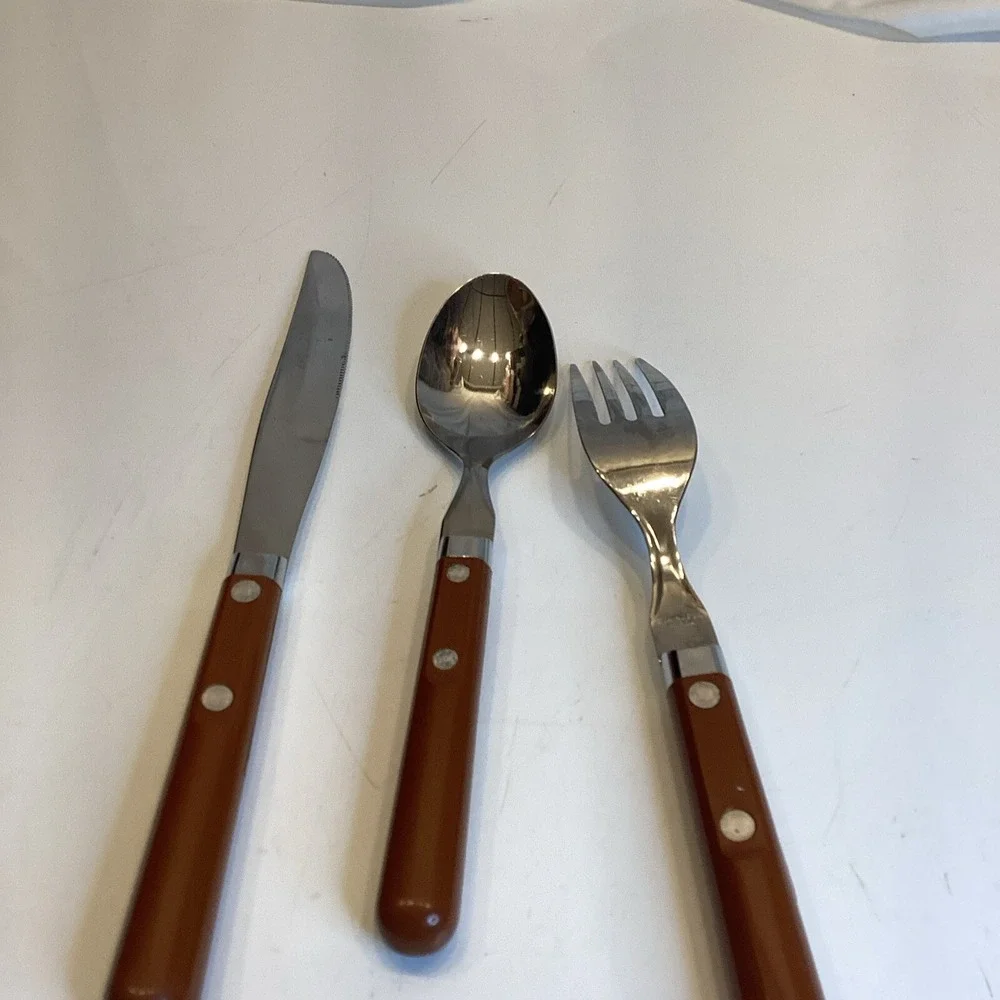 Hearthside Contemporary Stainless Korea Flatware Set of 3pc